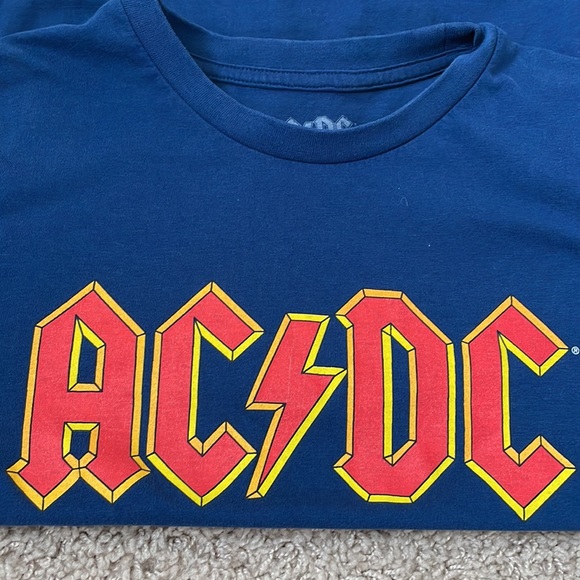 💙AC/DC blue T shirt - Picture 5 of 5
